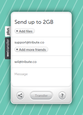 wetransfer file